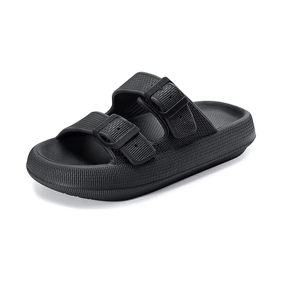 Ergonomiska tofflor med spännen